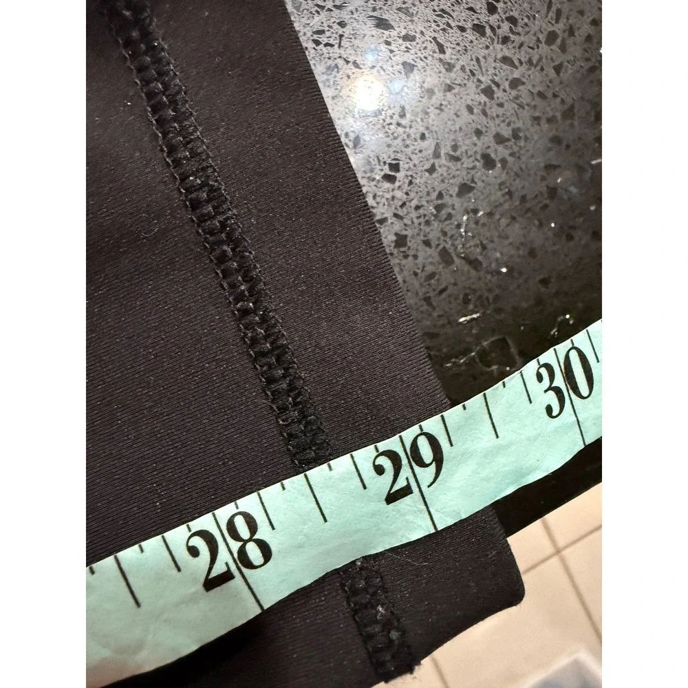 Lululemon wunder crop Leggings Black Women's Size‎ 4 - Picture 6 of 7
